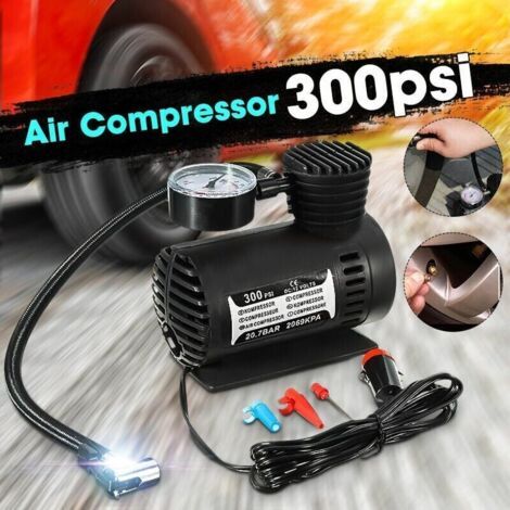 12 V 300 Psi Universal Auto Mini Elektrische Luftpumpe Tragbare Reifen Luftpumpe Auto Kompressor Pumpe Für Auto Motorrad Basketball Fahrrad Ball Reifenfüller Pom