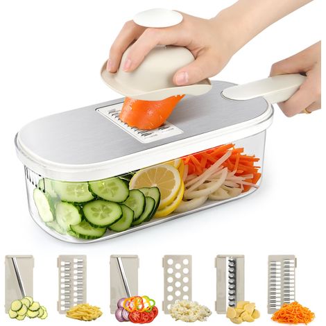 Professionelle Mandoline, Verstellbare Länge, Manuelle Mandoline, Manuelle Mandoline, Manoline Mit 6