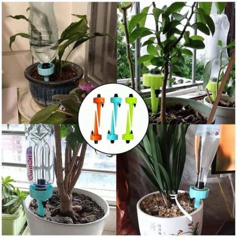 Tropfbewässerungsset, 6-teilig, Automatische Pflanzenbewässerung, Verstellbare Tropfflasche Für Gartenpflanzen, Pflanzenbewässerung Für Innen- Und Außengärten