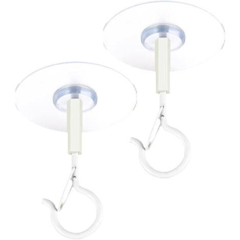 2er-pack Selbstklebende Deckenhaken, Sicherheits-clips Zum Aufhängen, Winddichte Wandhalterung, Robuste Selbstklebende Halterung, Lösung Zum Aufhängen Von Lichtern, Bannern, Windspielen
