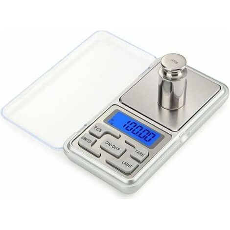 Digitalwaage, 200 G / 0,01 G Professionelle Präzisionswaage / Buchstabenwaage / Waage / Taschenwaage, Sehr Präzise, ​​professionelles Aufwachen - Einfach, Taschenformat, 500 G-0,1 G
