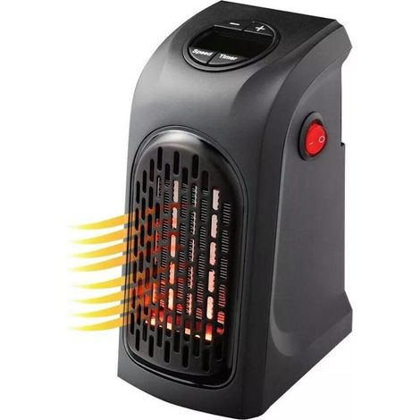 Tragbarer Und Praktischer Mini-heißlufterhitzer Mit Steckdose (400 W)