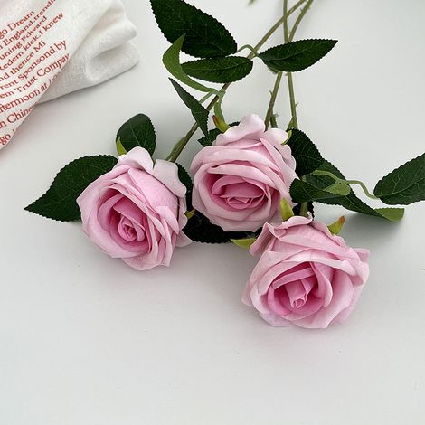 10 Künstliche Rosen Im Soie, Große Unikate, Rosensoufflés Für Brautstrauß, Hochzeit, Jubiläum, Innen- Und Außendekoration – Rose Clair