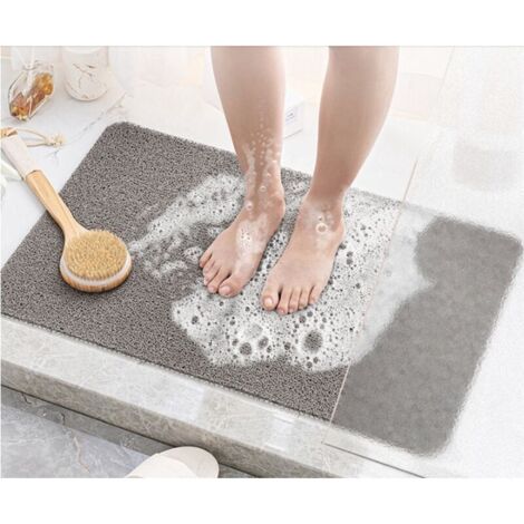 Antidérapant-tapis, Rutschfest, Wasserdurchlässig, Feuchtigkeitsdurchlässig, Antidérapant, Peau-amical-sécurité, Antidérapant – Für Die Dusche Oder Das Wasser – Grau