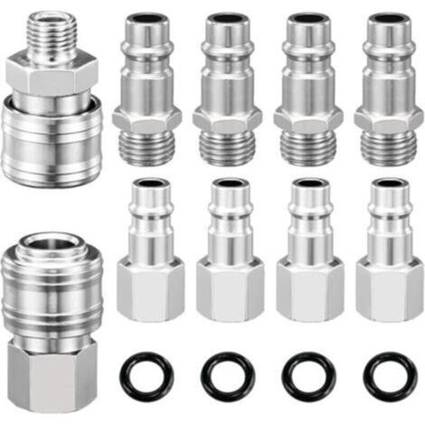 Schneller Pneumatischer Schlauch, 1/4 Zoll Bsp, 10 Stück, Eingespritzter Europäischer Luftkompressor Mit Hermetischer Verbindung, Druckluft-kompressorschlauch Für Tuyau Pneumatique