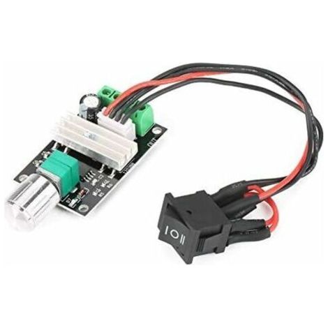 Drehzahlregler Für 12-volt-motor, Gleichstrommotorregler, Gleichstrom 6 V, 12 V, 24 V, 3 A, Pwm-motordrehzahlregelung, Umkehrbarer Regler, Regler Mit Schalter