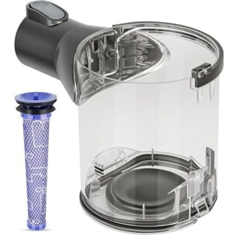 Akku-sammelbehälter Für Dyson V6 Bac Zu Poussière Einzelteile Détachées Dc58 Dc59 Dc62 Dc74 Zubehörteil Conteneur Cuve Rechange For Aspirateur Accessories Dustbin
