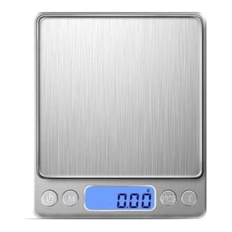 Elektronische Küchenwaage Mit Hoher Präzision, 3000 G/0,1 G, Mit Lcd-display, 9 Einheiten Und Rostfreier Tarierfunktion, Smart Digital, Für Multifunktionale Lebensmittel
