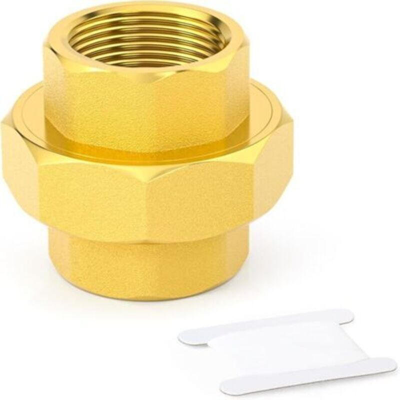 1 Stück Messingverschraubung, 1/2 Zoll Bsp-gewinde-innenrohrverschraubung, Adapter Für Anschluss Und Verlängerung