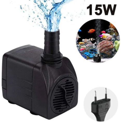 Tauchbare Fontaine-pumpe, Ultra-leise Pumpe Mit 1,5 M Langem Versorgungskabel, 1 Bus, Praktisch Für Aquarien, Aquarien, Statuen Und Hydroponische Kulturen, 15 W