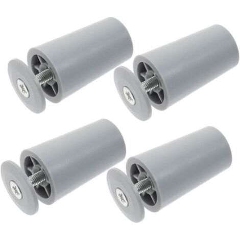 8 Stück Graue Pvc-rollladenstopper, Maße 40 Mm, 8 Stück/set 40 Mm Rollladenstopper Mit Schrauben, Graue Stopper