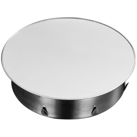 Ofenrohrkappe 40 Mm Bis 50 Mm, Schornsteinlochabdeckung, Rohrabdeckung, Schornsteinlochabdeckung, Perforierte Schornsteinkappe Aus Edelstahl, Ø 55 Mm, Tiefe 25 Mm, Silber