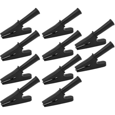 10 Stück Elektrische Testnadeln 20a, Ouvertüre 10 Mm Für Elektronisches Material Und Schweißmaschinen, Schwarz