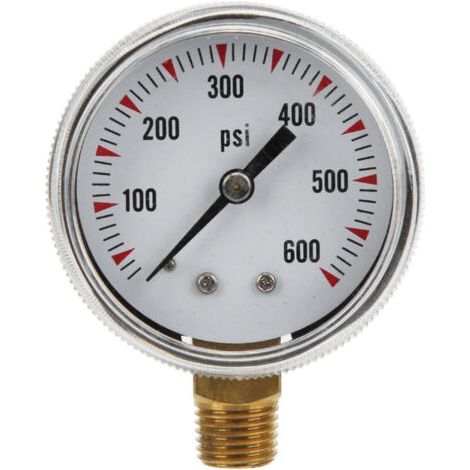 Radialer Druckmesser Y50 0-600 Psi Mit 1/4 Npt-anschluss Für Druckmessung