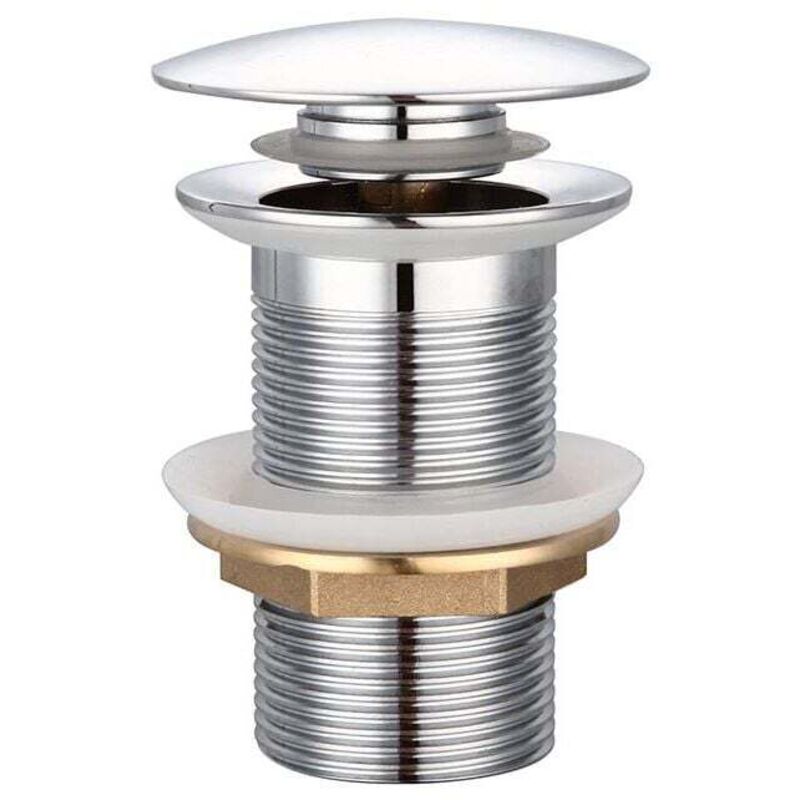 Pop-up-automatik Mit Trop Plein Bonde De Vidage Push-open-lavabo Und Verchromtem Pop-up-waschbecken