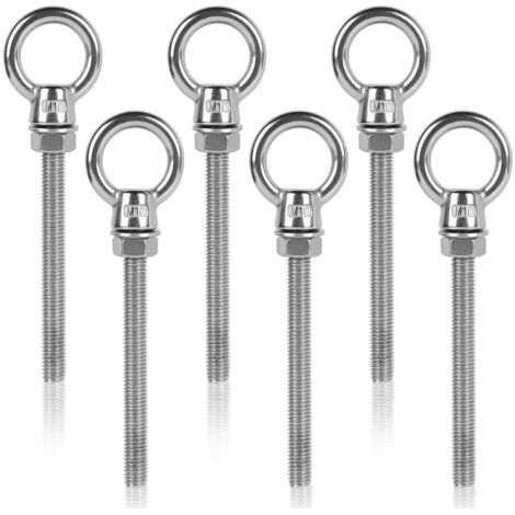 Ringschrauben M10 X 100 Mm, Edelstahl 304, Ø 10 Mm, Mit Ring.