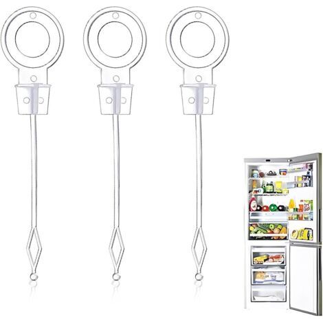 3-teiliger Universal-abflusskolben Für Gefrierabläufe, Kühlschrank-reinigungswerkzeug, Kunststoff-entblocker, Mini-kühlschrank-abflussreiniger (10 Cm, Weiß)