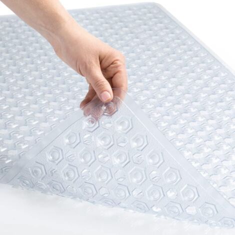 Waschbarer, Maschinenwaschbarer Badezimmerteppich 35 X 16, Transparent