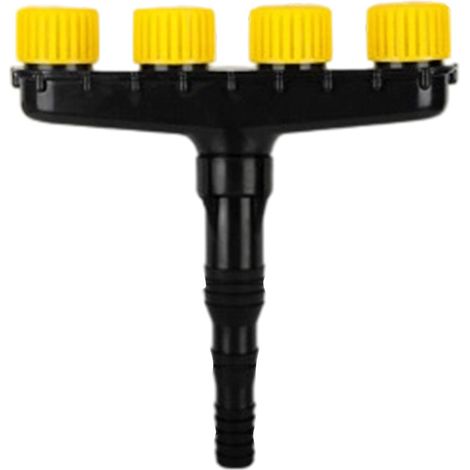 Tête D'Arrosage, Einstellbar Auf 4 Busse - 27,5 X 27,5 Cm - Arrosage Efficace Du Jardin Et De La Pelouse, Dotée D'An Mode Brumization Fine