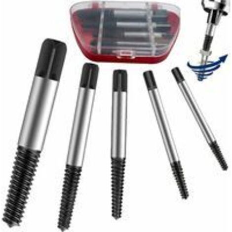 5 Stück Beschädigte Schraubenausdreher, 3 Mm Bis 18 Mm Gebrochene Schraubenausdreher-bits, Abisolierter Schraubendreher, Drehausdreher, Leicht Zu Entfernende Gebrochene Muttern, Schrauben Oder Bolzen