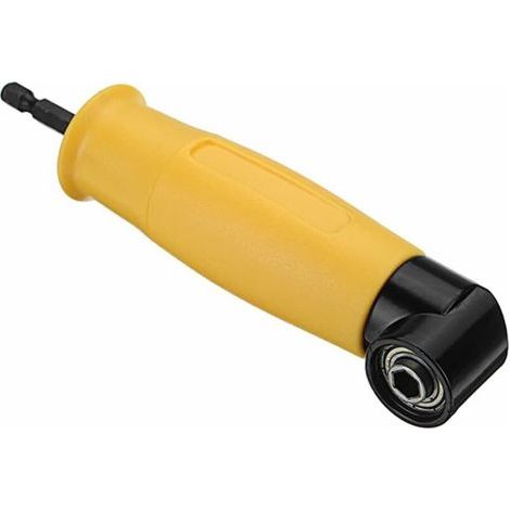 Winkeladapter Für Rechtwinklige Bohrer Für Elektroschrauber Mit Magnetischem Schnellwechsel-bithalter, 1/4 Zoll, 6,35 Mm Edelstahl-sechskant, Gelb
