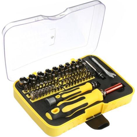 Tournevis Précision, Tragbares Kit Tournevis Outils De Réparation Pour Ordinateur/laptop/iphone/lunettes (gelb)