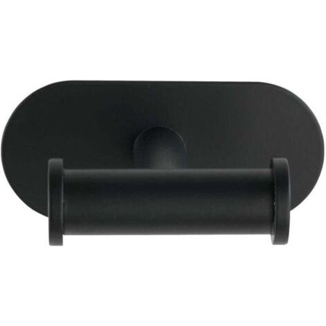 Duo Orea Black Handtuchhaken, Kleiderhaken Ohne Bohren Turbo-loc®, Edelstahl, 10x4,5x6,5 Cm, Mattschwarz