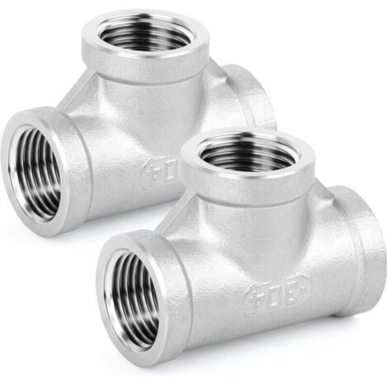 2 Stück Heizschlauch-set Aus Rostfreiem Edelstahl, Heizschlauch-set Für Damen, Bsp 3/4 "x 3/4"" X 3/4''