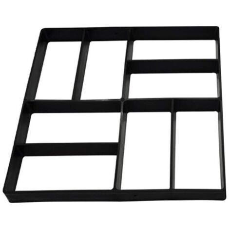 Betonpflasterform Für Einfahrten, Wiederverwendbare Form Zum Selbermachen Von Pflastersteinen (einfahrt, Garten, Terrasse, Ziegelstein) 40x40cm