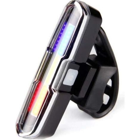 110 Lumen Leistungsstarkes Fahrradrücklicht, Wiederaufladbares Usb-led-fahrradlicht Mit 5 Dauer-/blinkmodi