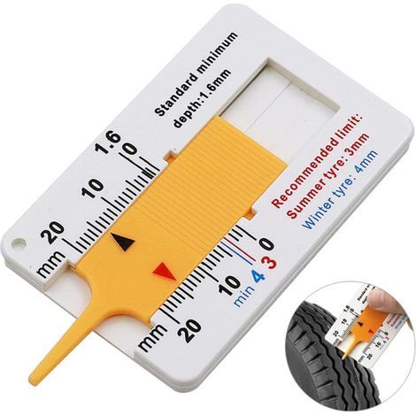 Reifenprofiltiefenmesser 0–20 Mm Für Auto, Motorrad, Van, Suv, Lkw
