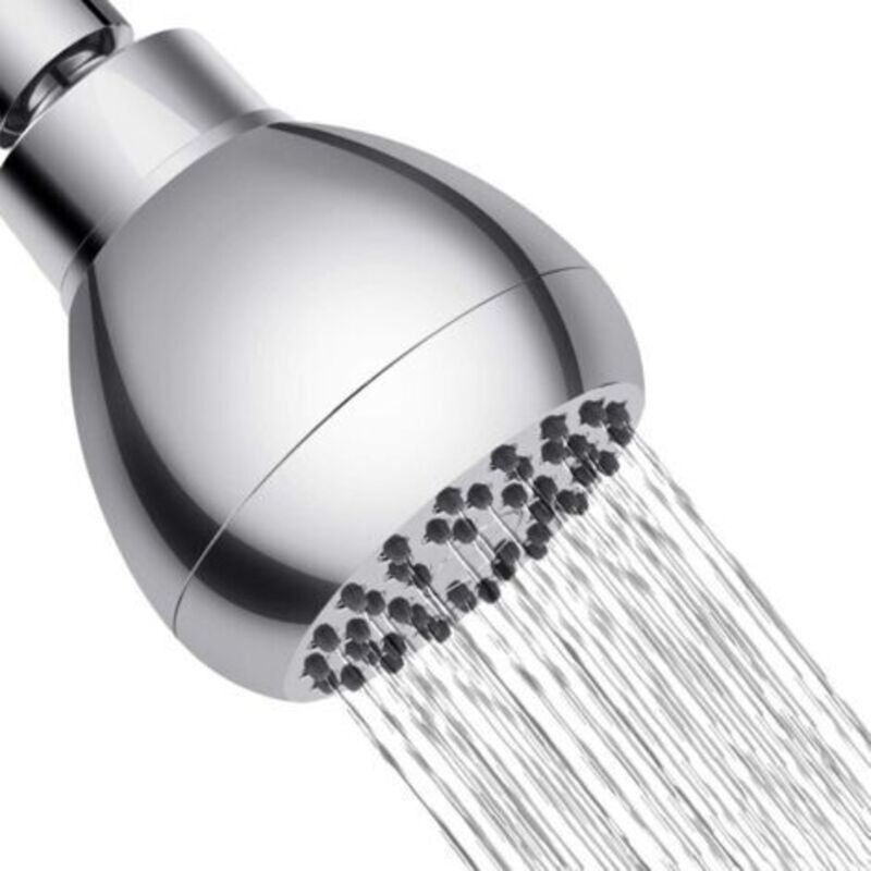 Duschkopf Mit Hohem Druck, Fester Duschkopf Mit Anti-obstruktion Für Das Stück – Même À Faible Debit D'Eau, Chrome