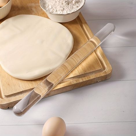 Rouleau À Patisserie En Acrylique Antiadhésif Pour Pâte À Sucre – Werkzeug Für Einen Einheitlichen Kuchen, Eine Praktische Verbindung In Der Küche