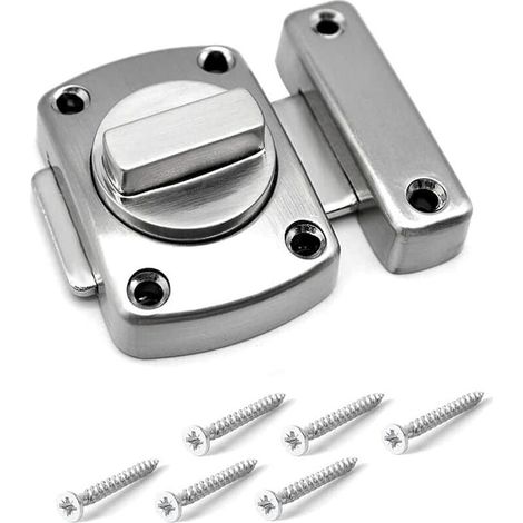 Drehriegel/türriegel/gartentürriegel/gebürstetes Edelstahl-finish/anwendbar Für Verschiedene Türen – Silber