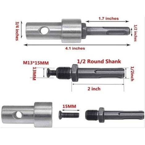 Bohrmaschinen-adapter Mit Gartenschnecke, 2-brunnen-schneckenanschluss Für Sds Plus Akku-bohrschrauber, Stabbohrmaschine