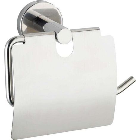 Trägerpapier-toilettenwandbild, Porte-papier-toilettenpapier Mit Abdeckung, Bosio Shine, Edelstahl, 15x13,5x7 Cm, Brillant