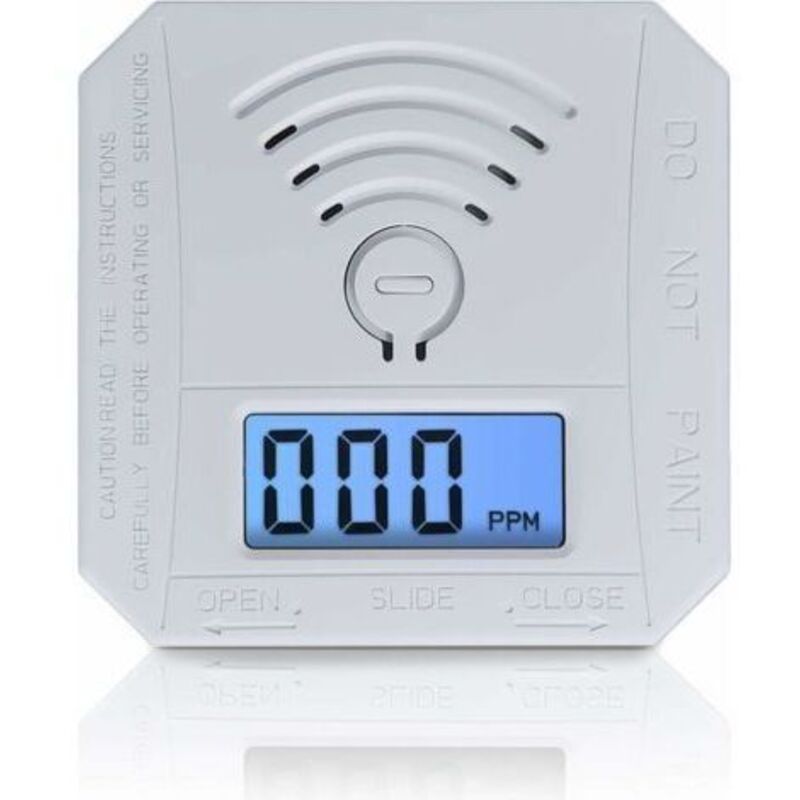 Pr Kohlenmonoxid-detektor, Co-gasmonitor-alarmmelder, Erfüllt Ul 2034-standards, Co-sensor Mit Led-digitalanzeige Für Zuhause, Depot, Batteriebetrieben
