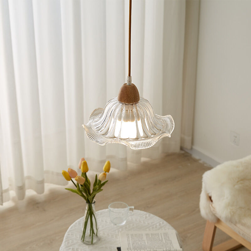 E27 Industrielle Glas-pendelleuchten Für Den Innenbereich, Pendelleuchten, Moderne Deckenleuchten, Glas-deckenbeleuchtung (transparent), 25 Cm
