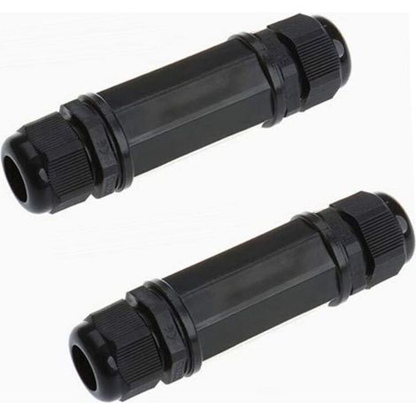 Set Mit 2 Rj45-blindanschlüssen, Cat5/5e/6 8p8c Ip67-stecker, Doppelseitiges Ethernet-lan, Weiblicher-weiblicher Lan-außenstecker.
