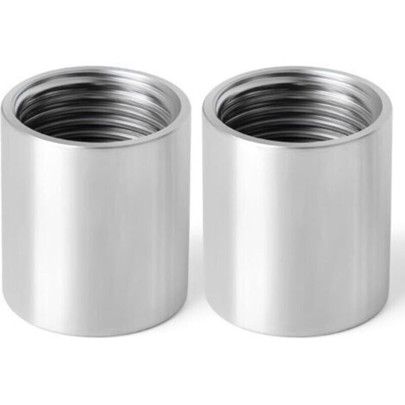 2 Stück 304 Edelstahl-rohrverschraubungen 1/2 Zoll Bsp Innengewinde X 1/2 Zoll Bsp Innengewinde Rohrverschraubungen Adapter