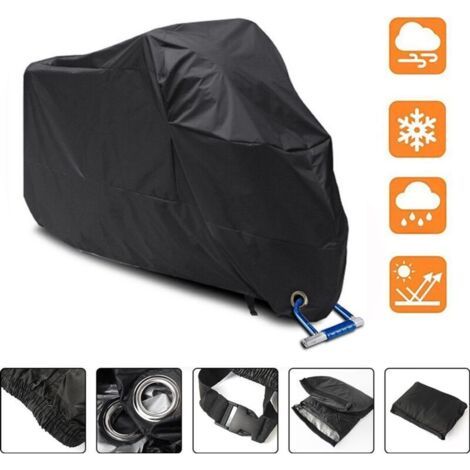 Moto Couverture Xxl Motorradabdeckung Étanche Moto, Bâche De Protection Faltgarage Capot Pour Moto De Sport Roller
