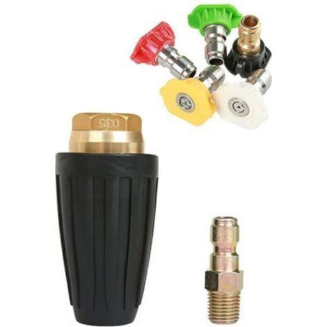 Turbo-rotationsbus, 1,8 Gpm 3000 Psi 035 Für Haute-pression-reinigung, Turbo-rotationsbus 1/4 Zoll, Schnellspanner, Zubehörsatz Für Haute-pression-reinigung