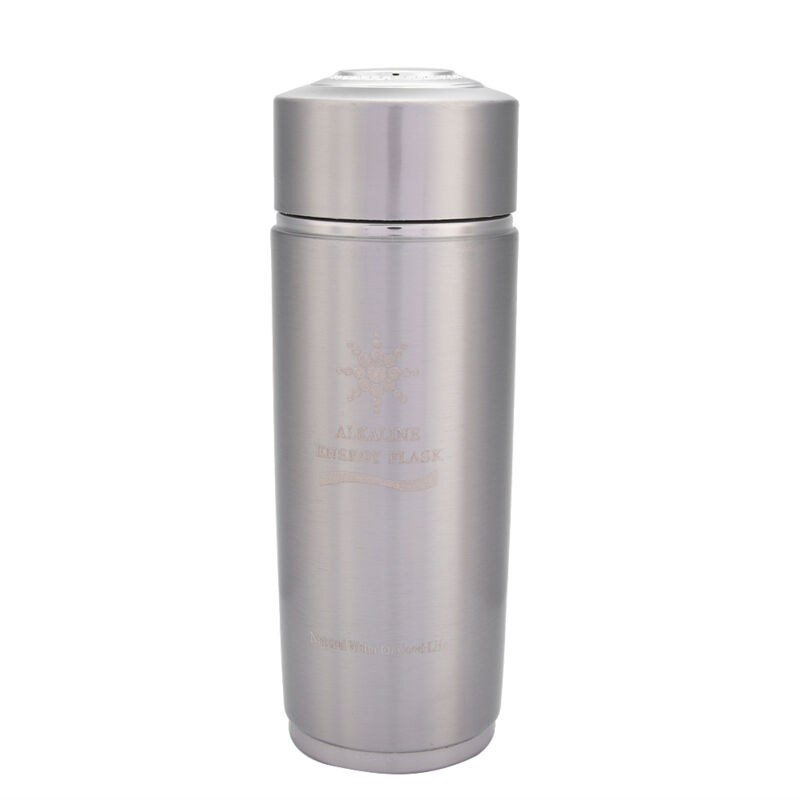 Alkalischer Wasserbecher, Turmalin-wasserbecher, Becher Mit Niedriger Alkalischer Energie, Einzelnes Filterelement (silber)