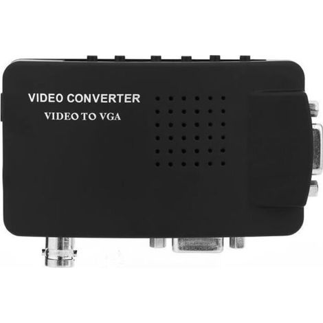 Eiffel-videokonverter 1080p, Konverter Bnc - S-video - Vga Zu Vga Für Dvd - Pdp - Ps2 In Schwarz