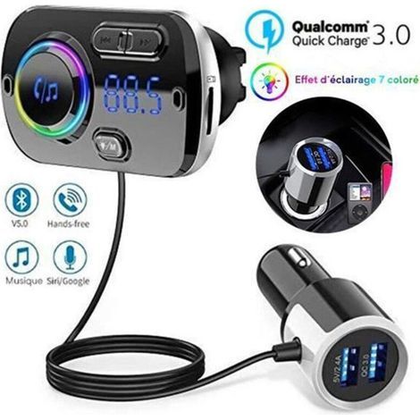 Bluetooth Für Das Auto Lcc® Schnelles Laden Qc3.0 Zwei Usb-anschlüsse Großes Kompatibilitätsspektrum