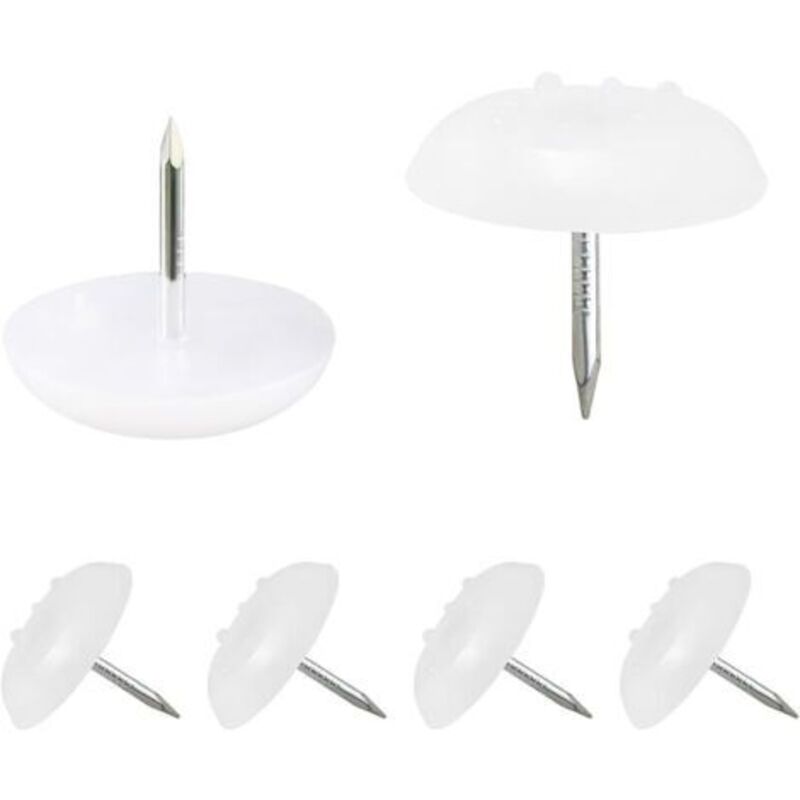 16 Stück Gleiter Für Stuhlbeine, Möbelgleiter, Rutschfeste Gleiter, Für Nagelmöbel Und Bodenbeinschutz, 18 Mm