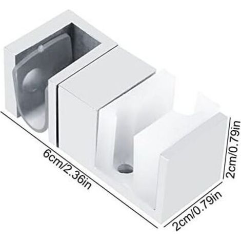 Untere Führung Für Duschschiebetüren, 6 X 2 X 2 Cm, Edelstahl, Für Den Privaten Und Professionellen Gebrauch.