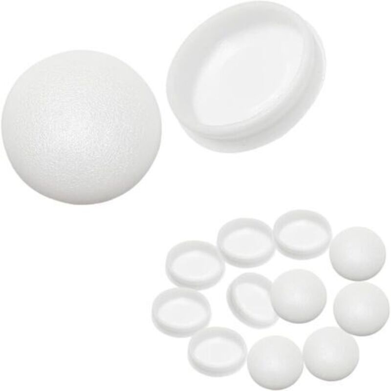 25 Stück Runde Lochabdeckungen, Kunststoffkappen, Weiße Möbellochabdeckung, Lochabdeckung, Schutzkappe Für Bohrlöcher, 18 Mm