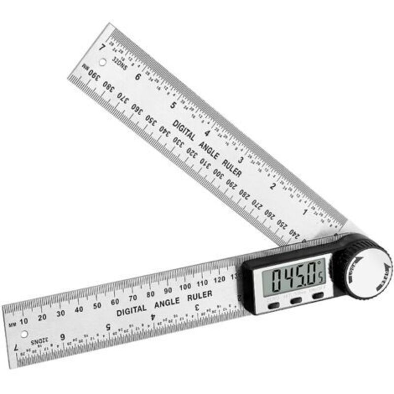 Numerische Winkeleinstellung Berichterstatter Für Numerische Winkel 2 Und 1 Mit Hold/rev Inversion Null 200 Mm Winkelmessung Auf Rostfreiem Stahl Mit Lcd-anzeige In Mm/zoll Für Die Arbeit Der Holzkons