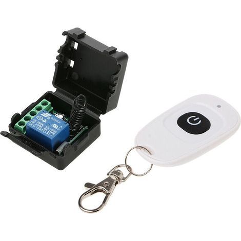 Smart Home 433 Mhz Dc 12 V 1 Ch Drahtloser Relais-receiver Mit Universellem Kommutatormodul Und Rf-telebefehlsempfänger